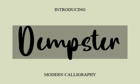 Dempster Font - Featured Image