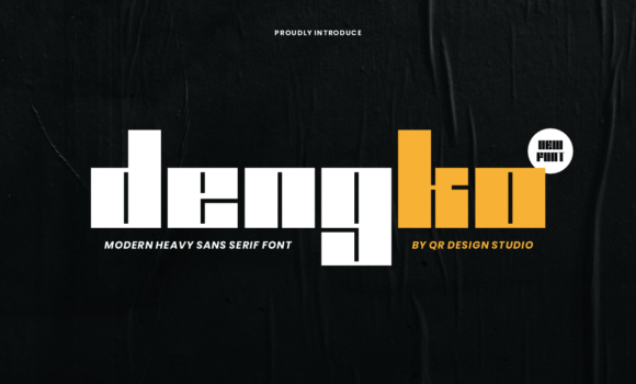 Dengko Font - Featured Image