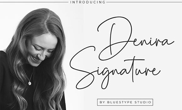 Denira Signature Font Fonts Free Download Denira Signature Font - Featured Image