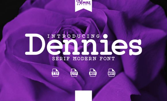 Dennies Font - Featured Image