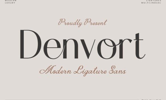 Denvort Font - Featured Image
