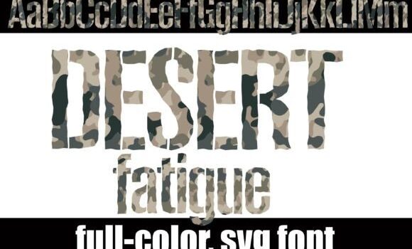 Desert Fatigue Font Fonts Free Download Desert Fatigue Font - Featured Image