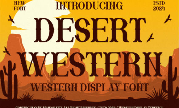 Desert Western Font Fonts Free Download Desert Western Font - Featured Image