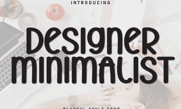 Designer Minimalist Font - Featured Image
