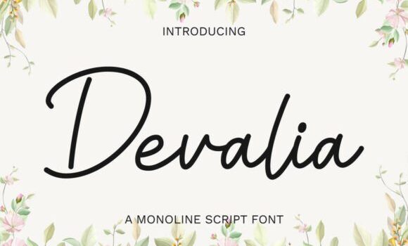 Devalia Font - Featured Image
