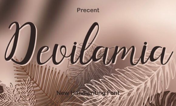 Devilamia Font - Featured Image