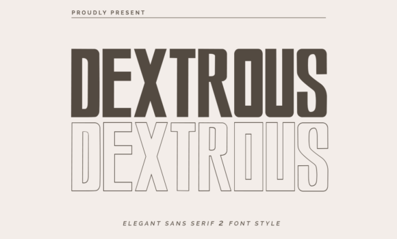 Dextrous Font Fonts Free Download Dextrous Font - Featured Image