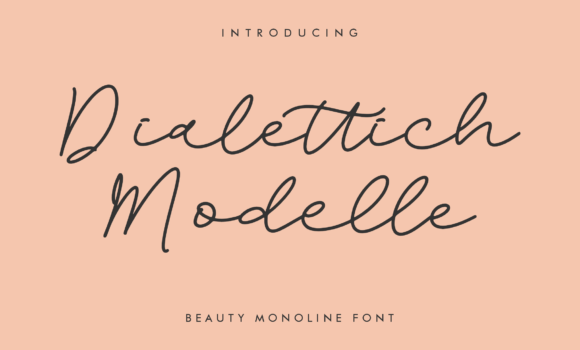 Dialettich Modelle Font - Featured Image