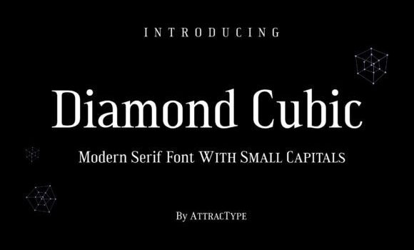 Diamond Cubic Font - Featured Image