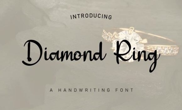 Diamond Ring Font - Featured Image