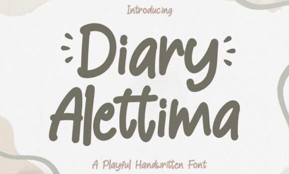 Diary Alettima Font Fonts Free Download Diary Alettima Font - Featured Image