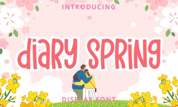 Diary Spring Font Fonts Free Download Diary Spring Font - Featured Image