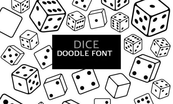 Dice Doodle Font Fonts Free Download Dice Doodle Font - Featured Image