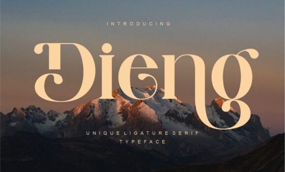 Dieng Font Fonts Free Download Dieng Font - Featured Image
