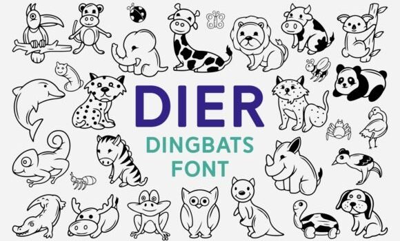 Dier Dingbats Font Fonts Free Download Dier Dingbats Font - Featured Image