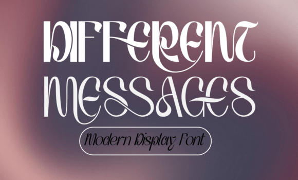 Different Messages Font - Featured Image