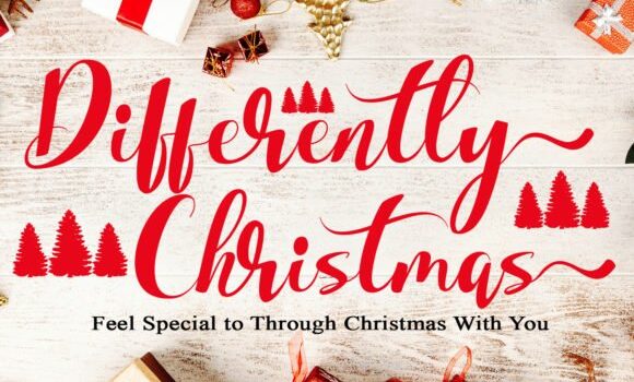 Differently Christmas Font - Featured Image