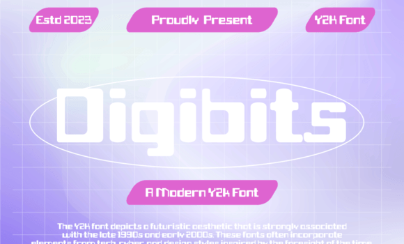 Digibits Font - Featured Image