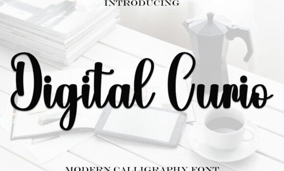 Digital Curio Font Fonts Free Download Digital Curio Font - Featured Image