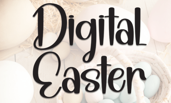 Digital Easter Font Fonts Free Download Digital Easter Font - Featured Image