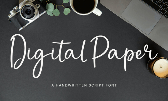 Digital Paper Font Fonts Free Download Digital Paper Font - Featured Image