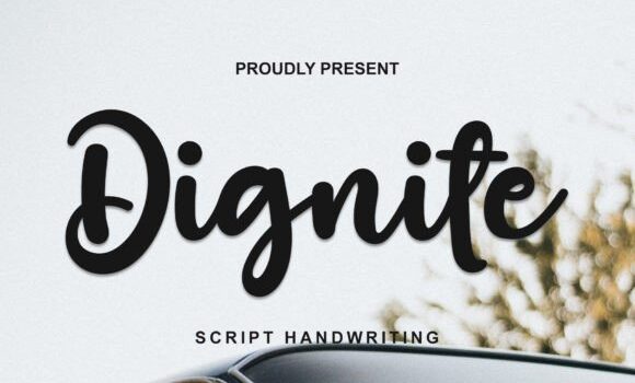 Dignite Font Fonts Free Download Dignite Font - Featured Image