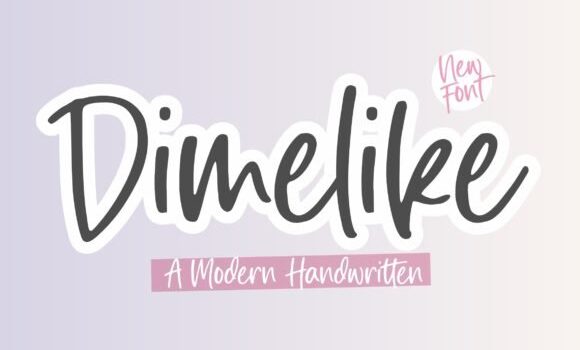 Dimelike Font - Featured Image