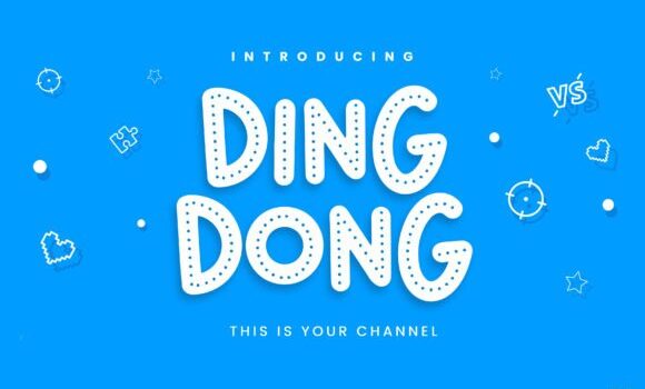 Ding Dong Font Fonts Free Download Ding Dong Font - Featured Image