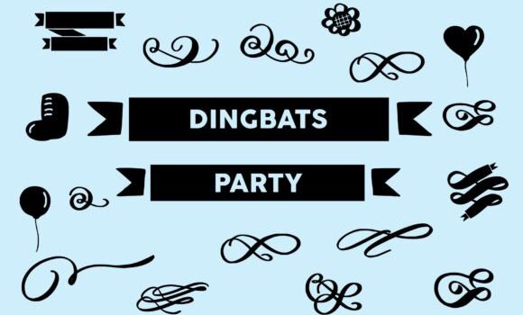 Dingbats Party Font - Featured Image