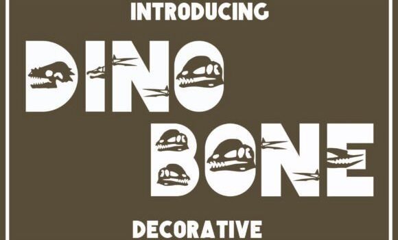 Dino Bone Font - Featured Image