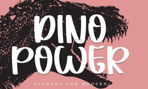 Dino Power Font - Featured Image
