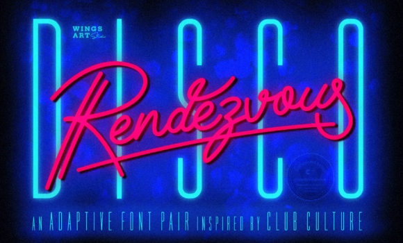Disco Rendezvous Font - Featured Image