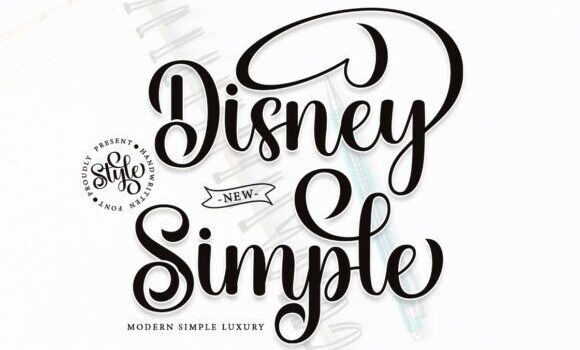 Disney Simple Font - Featured Image