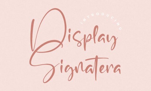 Display Signatera Font Fonts Free Download Display Signatera Font - Featured Image