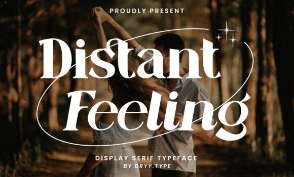 Distance Feeling Font - Featured Image