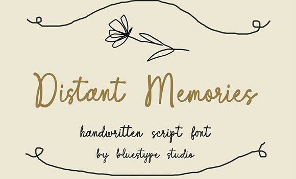 Distant Memories Font Fonts Free Download Distant Memories Font - Featured Image
