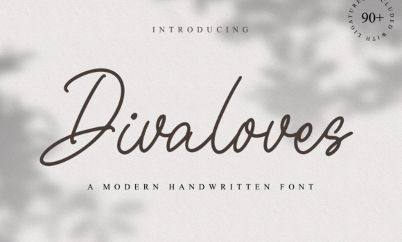 Divaloves Font - Featured Image