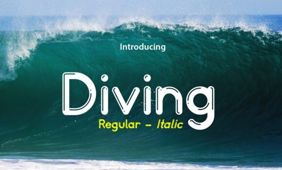 Diving Font Fonts Free Download Diving Font - Featured Image