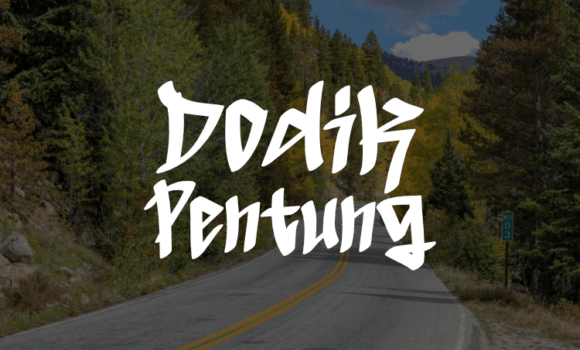Dodik Pentung Font - Featured Image
