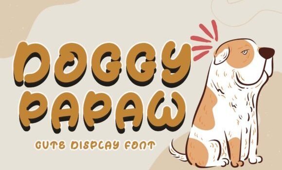 Doggy Papaw Font Fonts Free Download Doggy Papaw Font - Featured Image