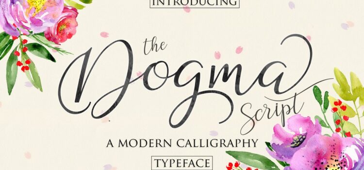 Dogma Script Font - Featured Image