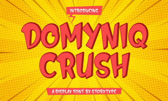 Domyniq Crush Font - Featured Image
