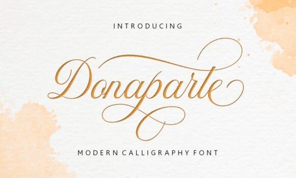 Donaparte Font - Featured Image