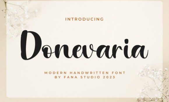 Donevaria Font Fonts Free Download Donevaria Font - Featured Image