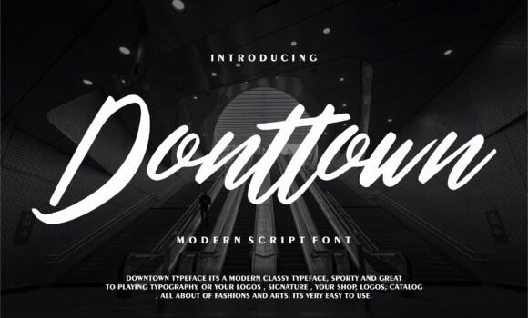 Donttown Font Fonts Free Download Donttown Font - Featured Image