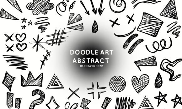 Doodle Art Abstract Font Fonts Free Download Doodle Art Abstract Font - Featured Image
