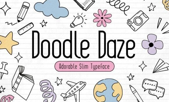 Doodle Daze Font Fonts Free Download Doodle Daze Font - Featured Image