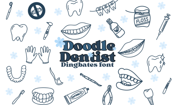 Doodle Dentist Font - Featured Image