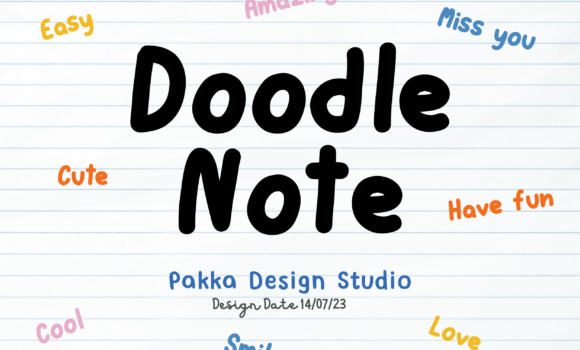 Doodle Note Font - Featured Image