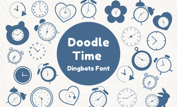 Doodle Time Font Fonts Free Download Doodle Time Font - Featured Image